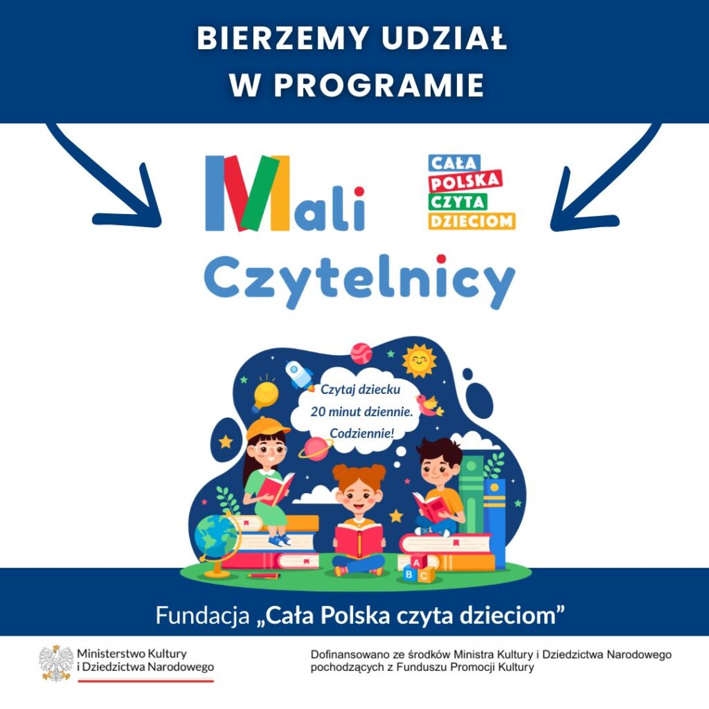 bierzemy udział w programie mali czytelnicy