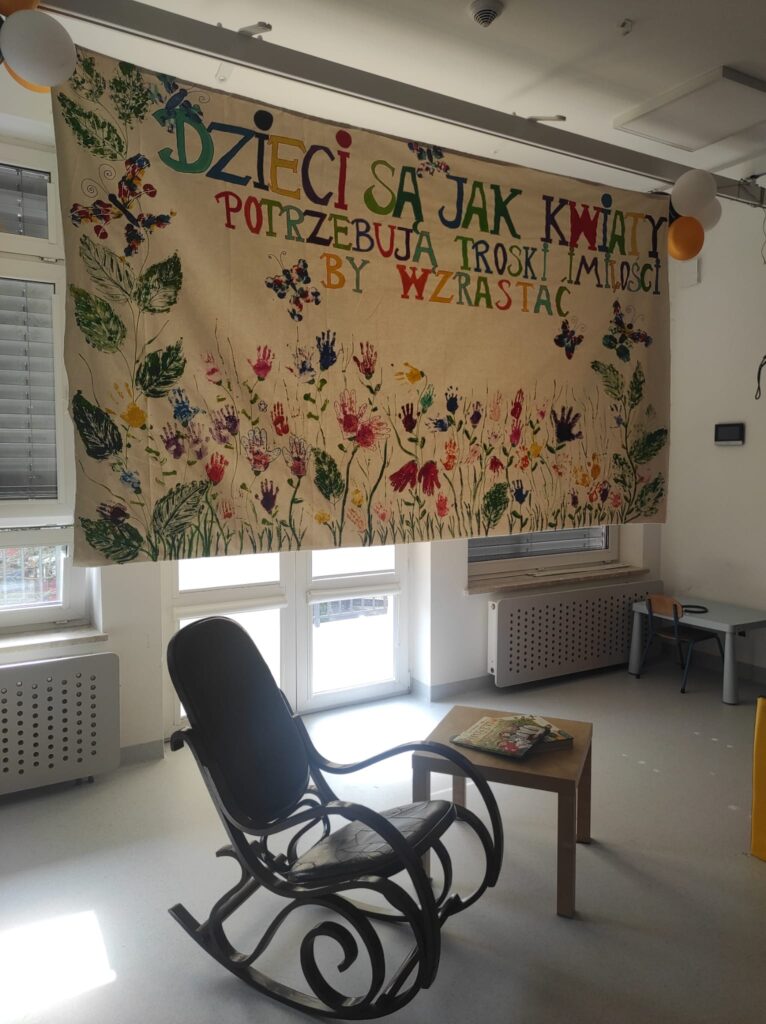 Plakat ,,Dzieci są jak kwiaty .."